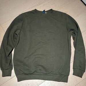H&M Men’s Crewneck Sweater (Olive Green)